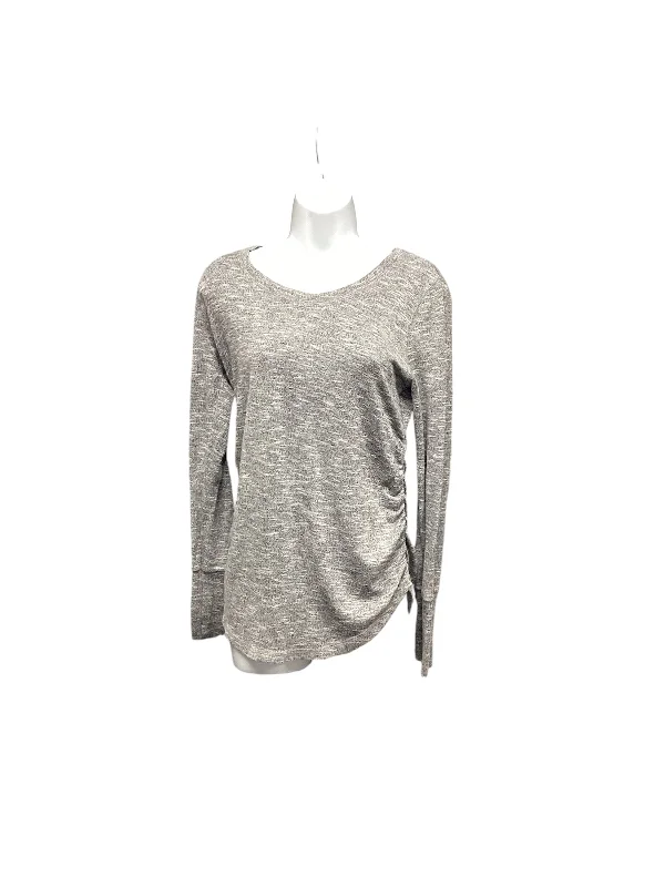 striped cashmere pullover sweaters -Liz Lange Maternity Sweaters Gray XS