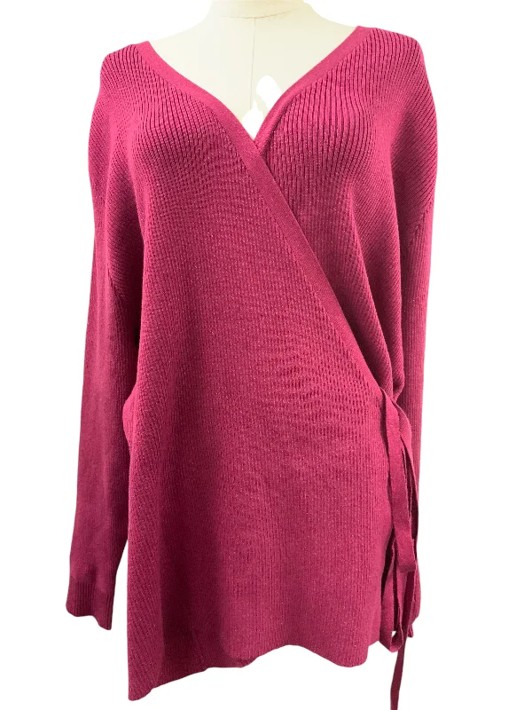 minimalist turtleneck pullover sweaters -NWT S. Surrounding Women's Sweater Fuschia