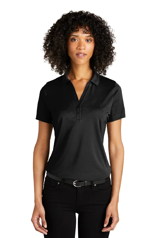 trendy lace corduroy blouses & shirts -Port Authority Womens C-Free Performance Moisture Wicking Short Sleeve Polo Shirt - Deep Black