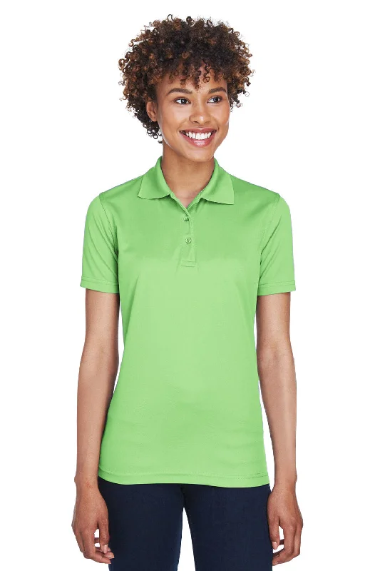 stylish short sleeve blouses & shirts -UltraClub Womens Cool & Dry Moisture Wicking Short Sleeve Polo Shirt - Light Green