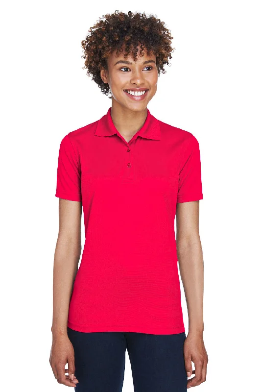 chic long sleeve blouses & shirts -UltraClub Womens Cool & Dry Moisture Wicking Short Sleeve Polo Shirt - Red