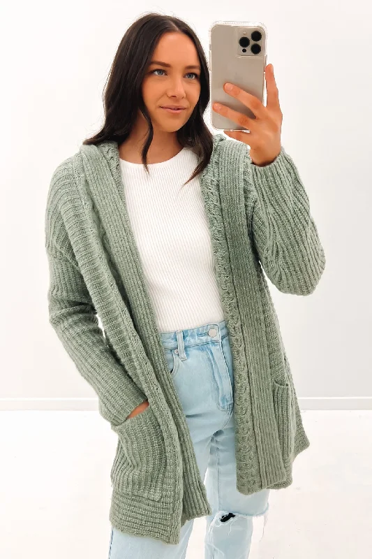 striped cashmere cardigans -Homeward Bound II Cardigan Light Army