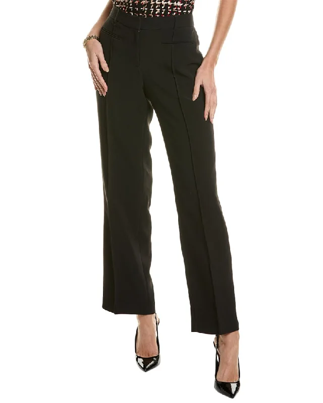 soft jersey dress pants -Anne Klein Pintuck Trouser