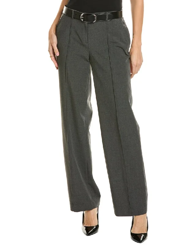 premium wool pants -Anne Klein Pintuck Trouser