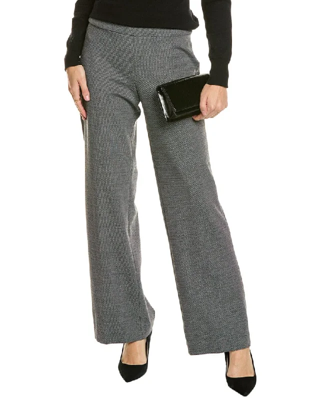 warm thermal sweat pants -Anne Klein Wide Leg Pant