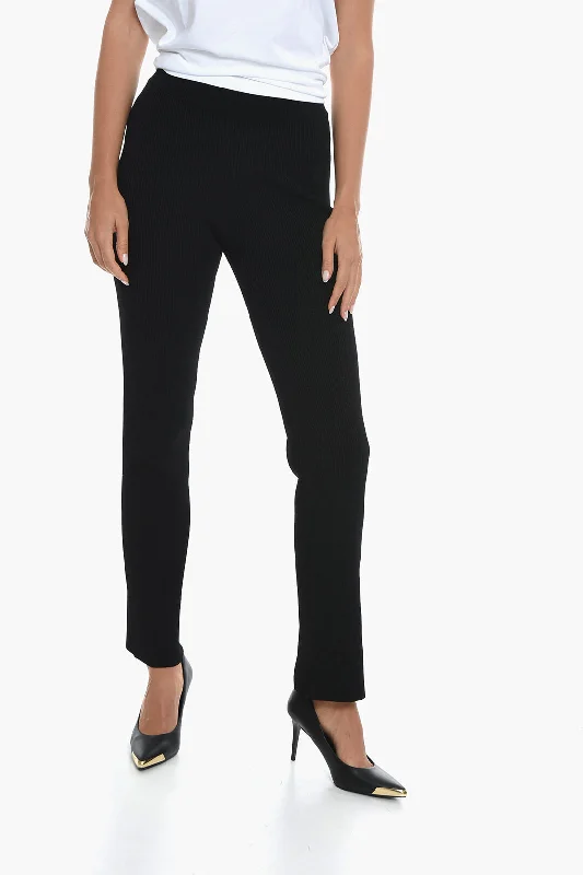 trendy pleated pants -Birgitte Herskind VANESSA HONG High-Waisted Ribbed BRIANNA Pants