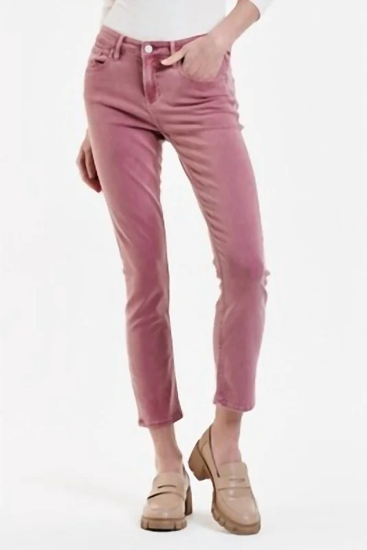 chic high rise skinny pants -Blaire Straight Leg Jean In Fawn