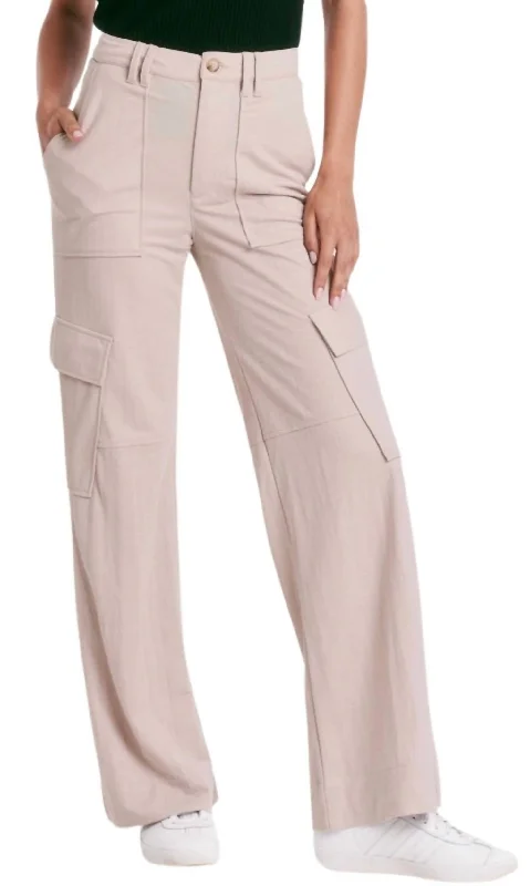 trendy track jogger pants -Cairo Cargo Pants In Moonstone