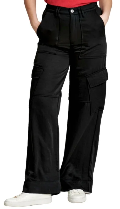 tailored slim skinny pants -Cairo In Black