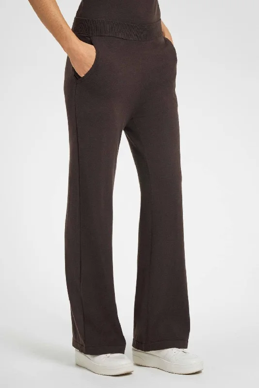 stretchy leggings dress pants -Catalina Pant In Espresso