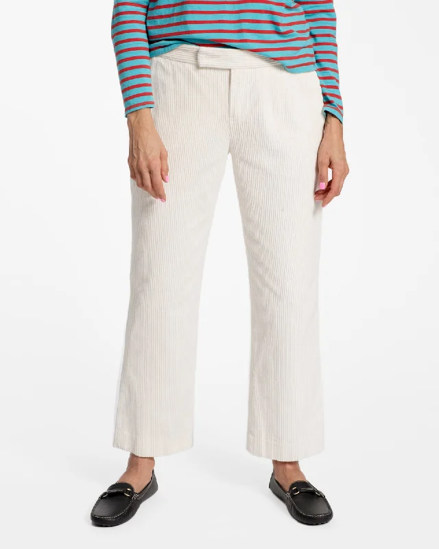 premium bamboo chino pants -Chloe Corduroy Pant Oyster