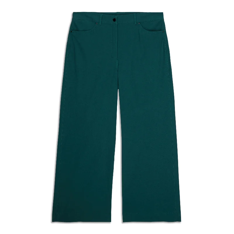 relaxed fit chino pants -City Sleek 5 Pocket High-Rise Wide-Leg Pant - Resale