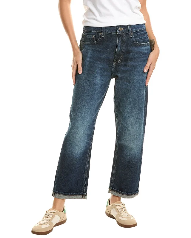 high performance skinny pants -Current/Elliott The Boy Genius Blue Jay Boyfriend Jean