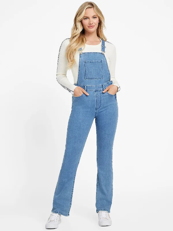 trendy oversized athletic pants -Eco Penelope Bootcut Overalls