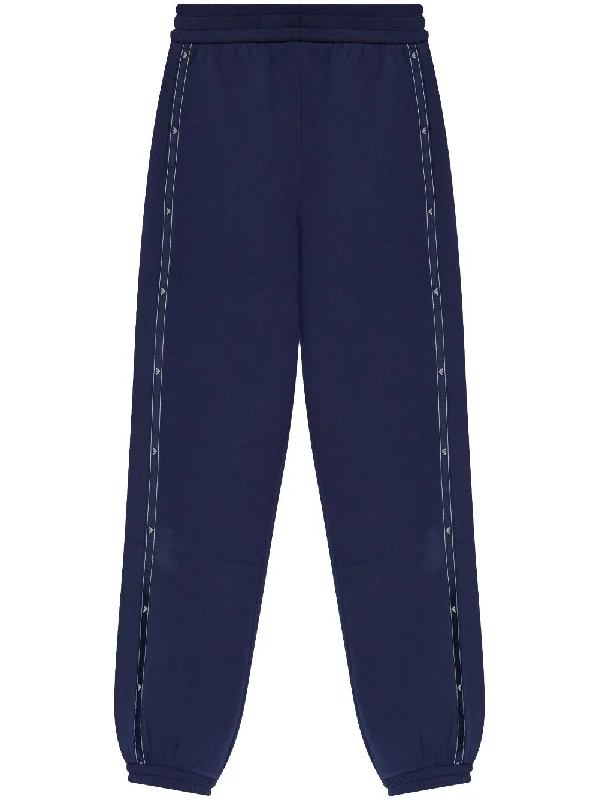 bold floral sweat pants -Emporio Armani Women's Trousers blue