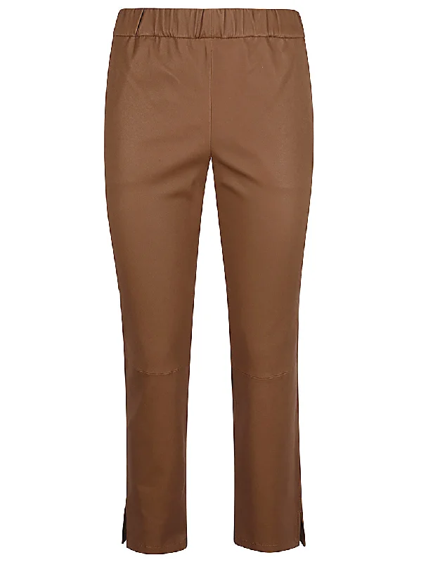 vintage flare sweat pants -Enes Women's Trousers Camel