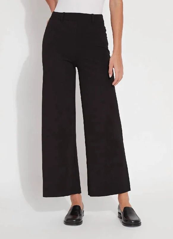 stylish pocket jogger pants -Erin Hi Waist Ponte Pants In Black