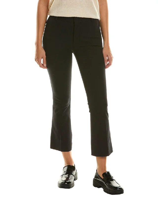 stretchy workout dress pants -FRAME Denim Le Crop Mini Boot Trouser