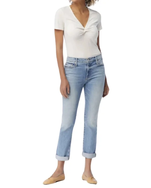 flared hem jogger pants -Harper Skinny Boyfriend Jeans In Too Good To Be True