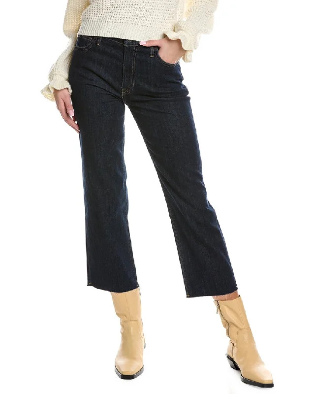 soft jersey casual pants -HUDSON Jeans Noa Mid-Rise Crop Jean