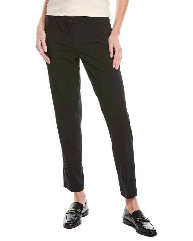 elegant fitted casual pants -Hugo Boss Tiluna Wool-Blend Pant