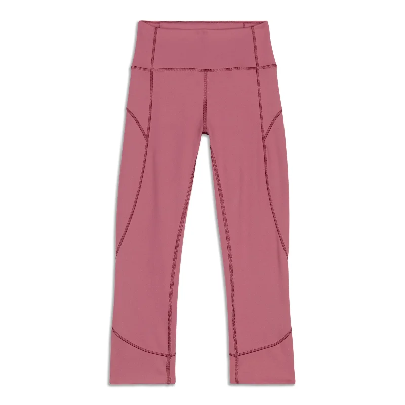 elegant fitted athletic pants -In Movement Crop - Resale