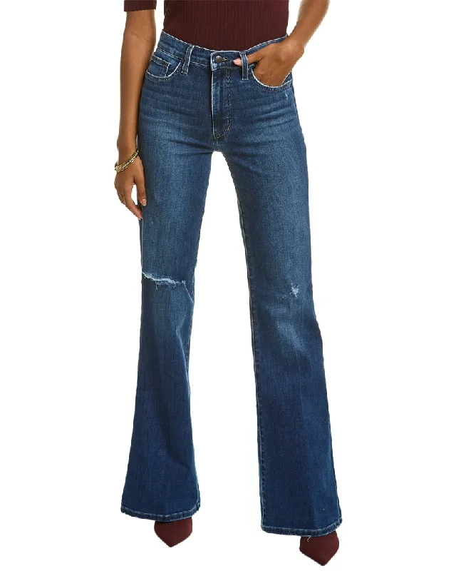 elegant satin wide leg pants -JOE'S Jeans High-Rise Laticia Flare Jean