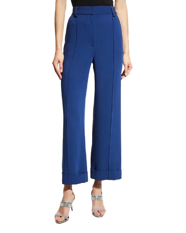 stretchy ribbed dress pants -Kris Pant In Eclipse