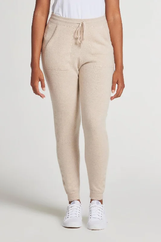 lightweight travel dress pants -Londone Jogger In Oatmeal