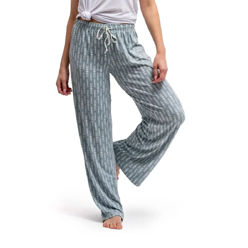 trendy track casual pants -Lounge Pants In Over The Moon