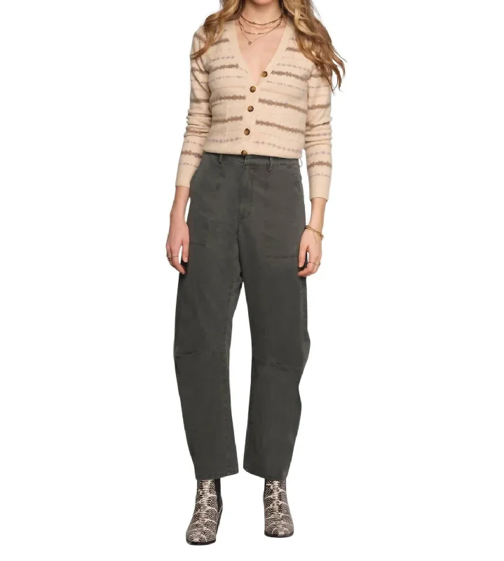 warm layered jogger pants -Lupita Pants In Jet