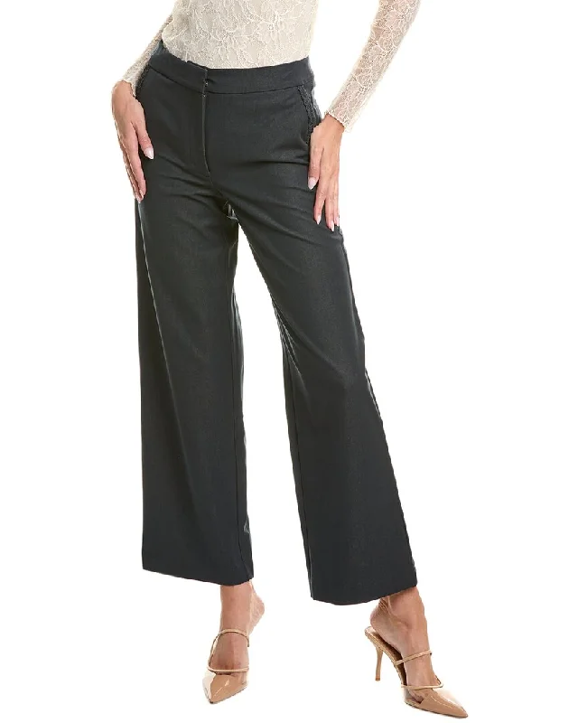 casual weekend leggings pants -Nanette Nanette Lepore Braided Pant