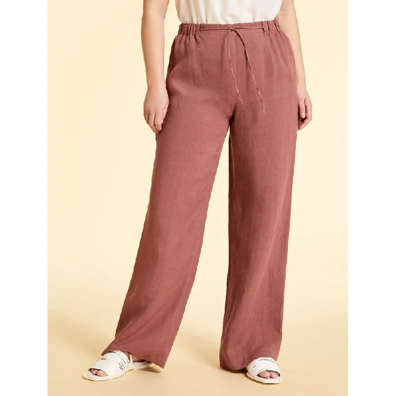 chic high rise casual pants -RECANATI