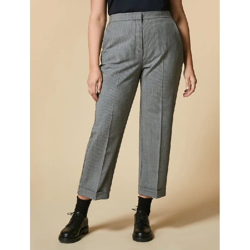 flared hem pants -RENO