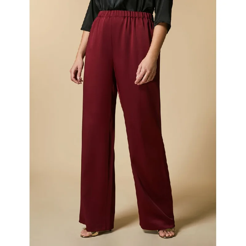 lightweight travel wide leg pants -RIMMEL