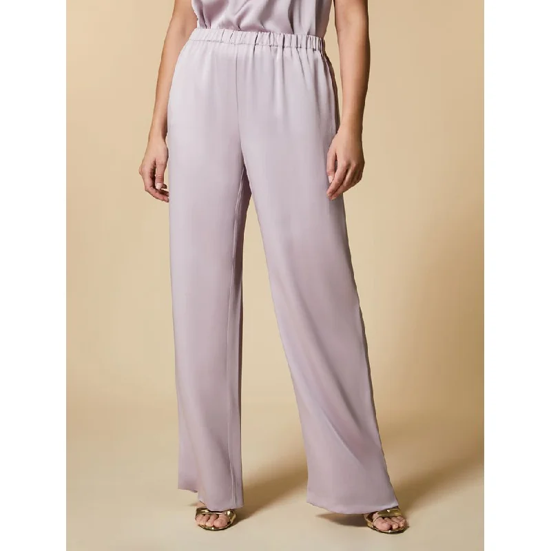 soft jersey wide leg pants -RIMMEL