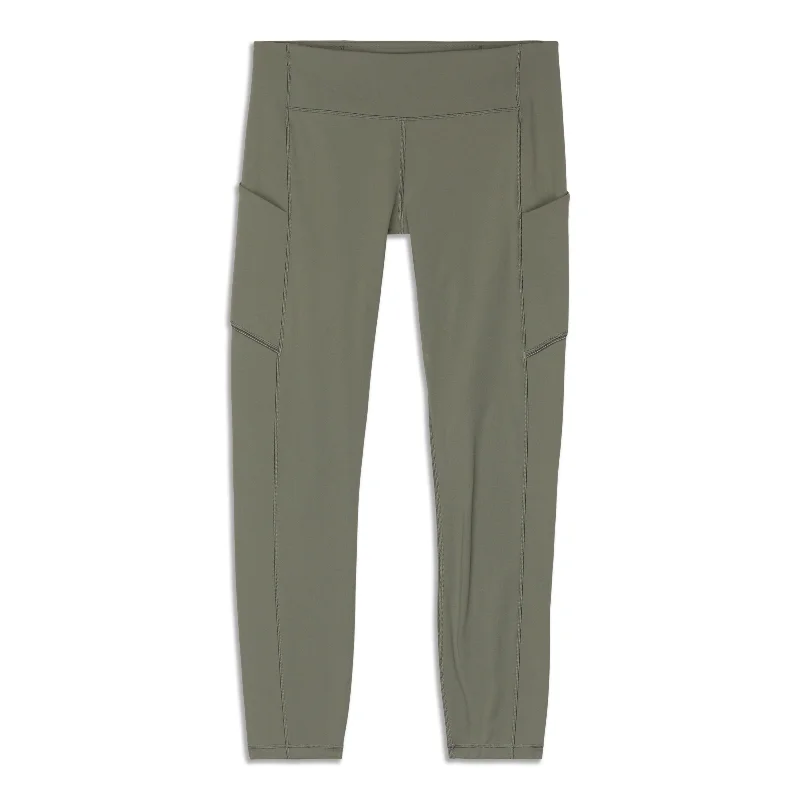 minimalist slim casual pants -Speed Up Mid Rise Legging - Resale