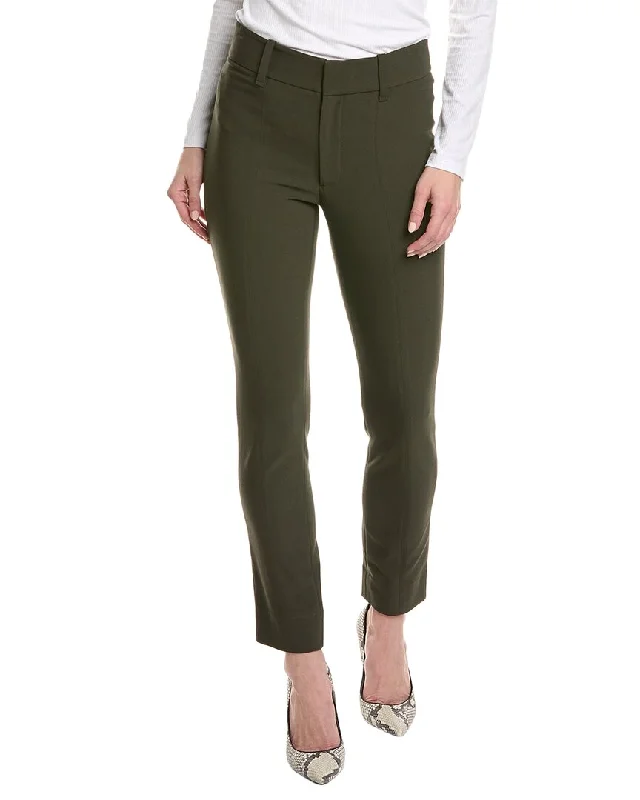 warm thermal skinny pants -Vince High-Waist Cigarette Pant