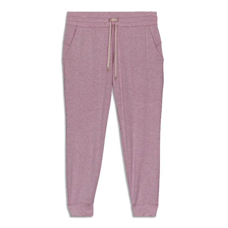 warm layered jogger pants -Warm Down High Rise Jogger - Resale