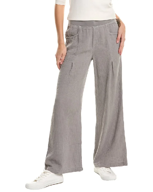 breathable mesh dress pants -XCVI Wilder Wide Leg Pant