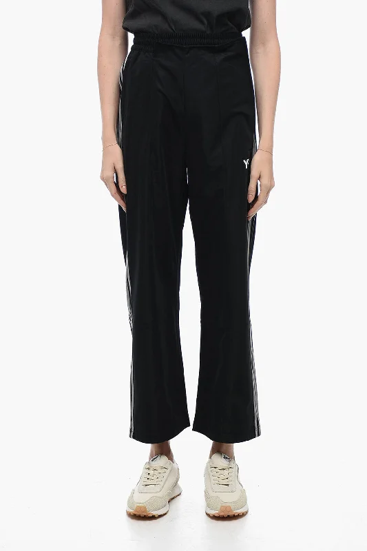 cozy fleece athletic pants -Y-3 by Yohji Yamamoto Logoed Double-layered Joggers